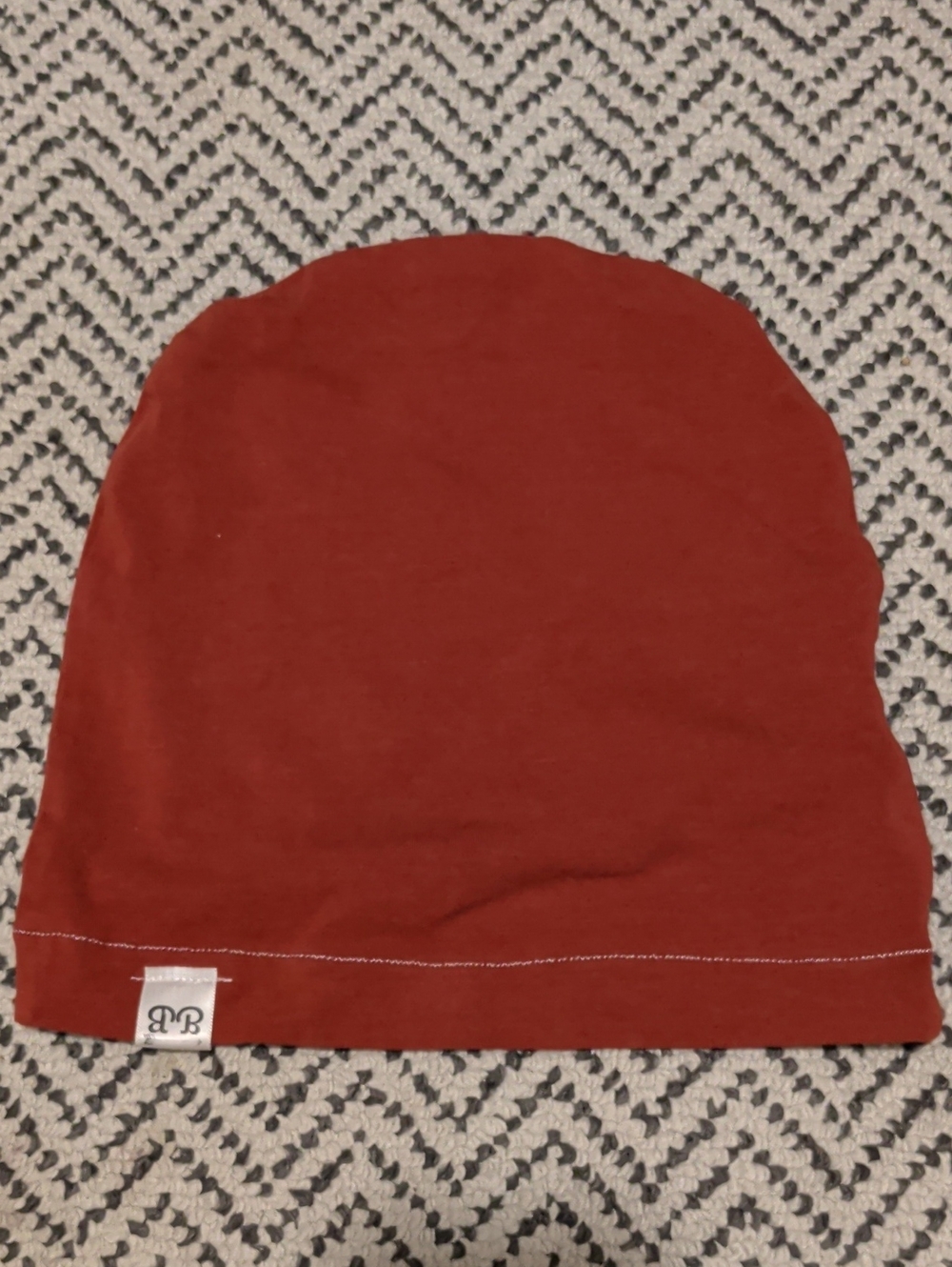Classic Stretch Beanie for Kids - Rust